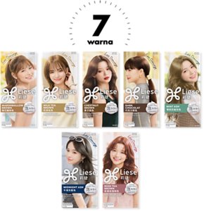 Liese Creamy Bubble Color City light Series - 7 shades