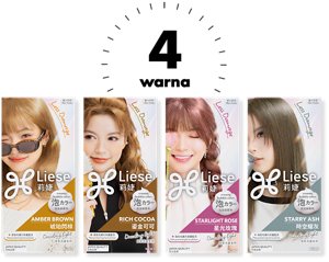 Liese Creamy Bubble Color Dazzling light Series -４ shades