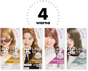 Liese Creamy Bubble Color Dazzling light Series -４ shades