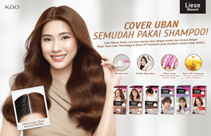 Liese Blauné Creamy Foam Color. COVER UBAN SEMUDAH PAKAI SHAMPOO!