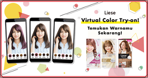 Liese Virtual Color Try-on! Temukan Warnamu Sekarang!