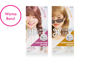 Warna Baru! Gambar produk Liese Creamy Bubble Color Dazzling Light