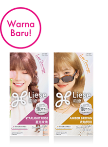 Warna Baru! Gambar produk Liese Creamy Bubble Color Dazzling Light