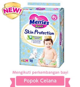 Mengikuti perkembangan bayi Popok Celana