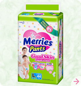 Rangkaian Produk Popok Bayi Merries | Popok Bayi No. 1 di