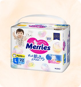 Merries Pants - Sirkulasi Udara Baik Ukuran L (9-14 kg)