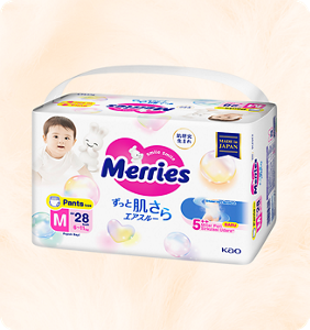 Rangkaian Produk Popok Bayi Merries  Popok Bayi No. 1 di 