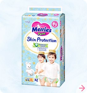 Merries Pants Skin Protection Ukuran XL (12-19 kg)