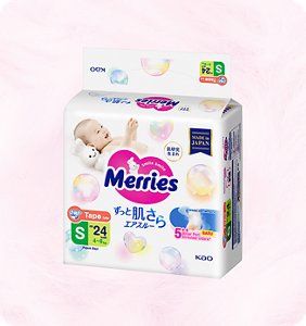 Merries Tape – Sirkulasi Udara Baik Ukuran S (4-8 kg)