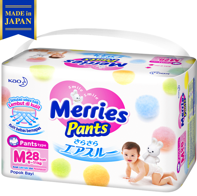 Kao Merries Informasi Produk Merries Pants M