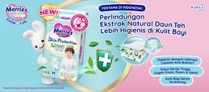PERTAMA DI INDONESIA! Perlindungan Ekstrak Natural Daun The Lebih Higienis di Kulit Bayi. Higienis dengan Adanya Lapisan Anti Bakteri. Daya Serap Tinggi,Cegah Iritasi,Ruam & Gatal. Kulit Bayi Sehat Terlindungi. ✳︎Oleh Perhimpunan Dokter Spesialis Kulit & Kelamin Indonesia