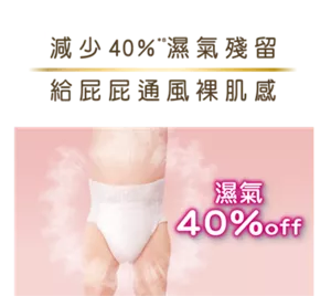 減少40%濕氣殘留 給屁屁通風裸肌感