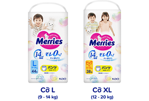 cỡ L(9 - 14 kg)/cỡ XL(12 - 22 kg)
