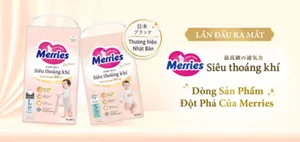 LÂN ĐẦU RA MẮT Siêu thoáng khí Dòng Sản Phẩm.Đột Phá Của Merries Thương hiệu Nhật Bản