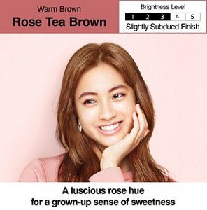 Rose Tea Brown. Brightness Level: Slightly Subdued Finish. 3 out of 5.
