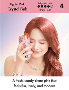 Crystal Pink. Brightness Level: Bright Finish​. 4 out of 5.