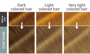 Starry Ash. After use hair image.