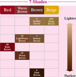 Liese Hair Colour Chart