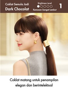 Dark Chocolat. Tahap Kecerahan: Terang 1 daripada 5
