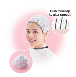 Buih meresap ke akar rambut!