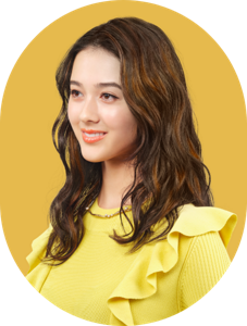 Imej selepas menggunakan warna rambut berwarna CLEAR BROWN