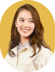 Imej selepas menggunakan warna rambut berwarna CLEAR BROWN