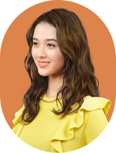 Imej selepas menggunakan warna rambut berwarna NATURAL BROWN