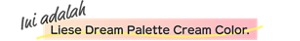 Ini adalah Liese Dream Palette Cream Color.