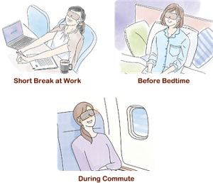 Short Break at Work Before Bedtime During Commute