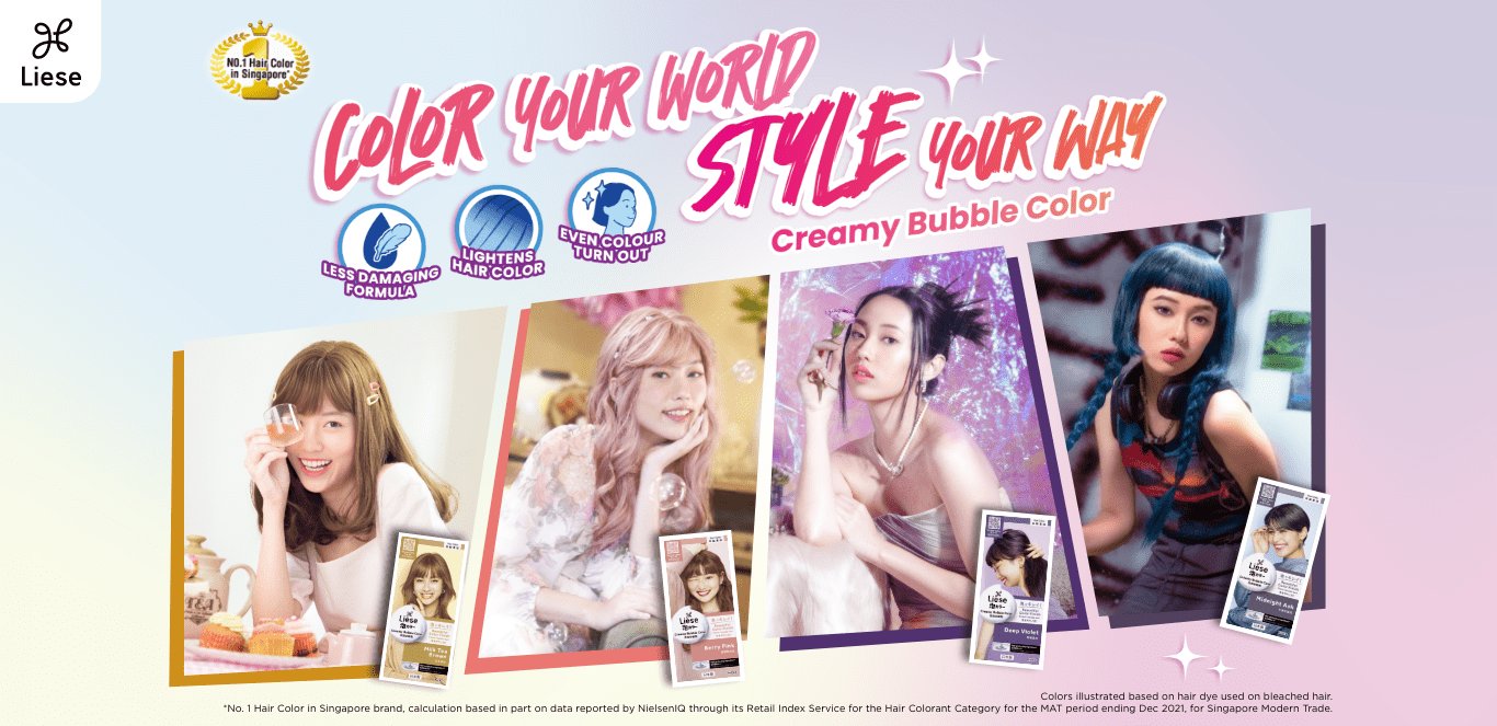 Liese Creamy Bubble Color COLOR YOUR WORLD STYLE YOUR WAY