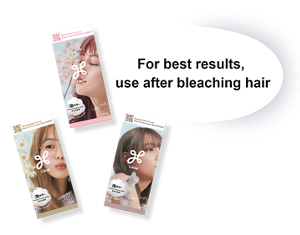 For best results, use after bleaching hair 为了达到最佳效果，建议在漂发后使用