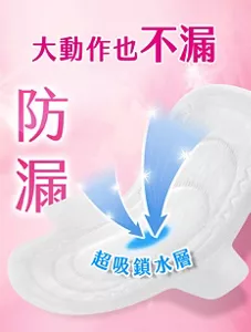 大動作也不漏 防漏 超吸鎖水層