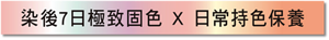 染後7日極致固色×日常持色保養