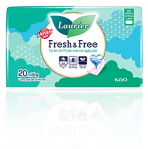 Laurier Fresh & Free Ban Ngày Siêu Mỏng Không Cánh