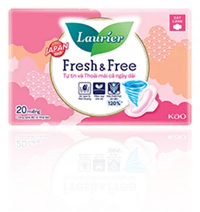 Laurier Fresh & Free Ban Ngày Dày Cánh