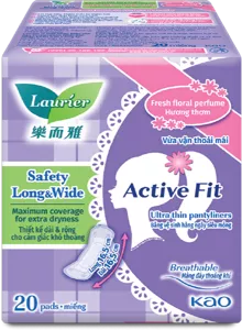 Laurier Active Fit Siêu Thấm không hương