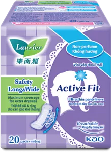 Laurier Active Fit Siêu Thấm Hương Hoa Anh Đào