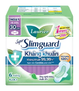 Laurier Super Slimguard Kháng Khuẩn