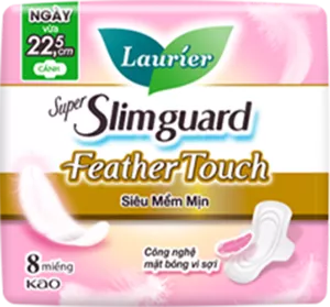 Laurier Super Slimguard Feather touch Siêu Mềm Mịn 22.5cm