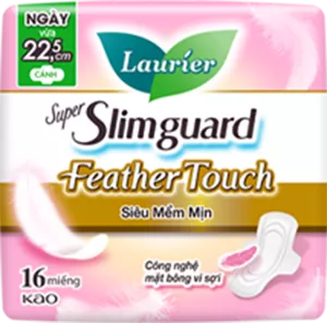 Laurier Super Slimguard Feather touch Siêu Mềm Mịn 22.5cm