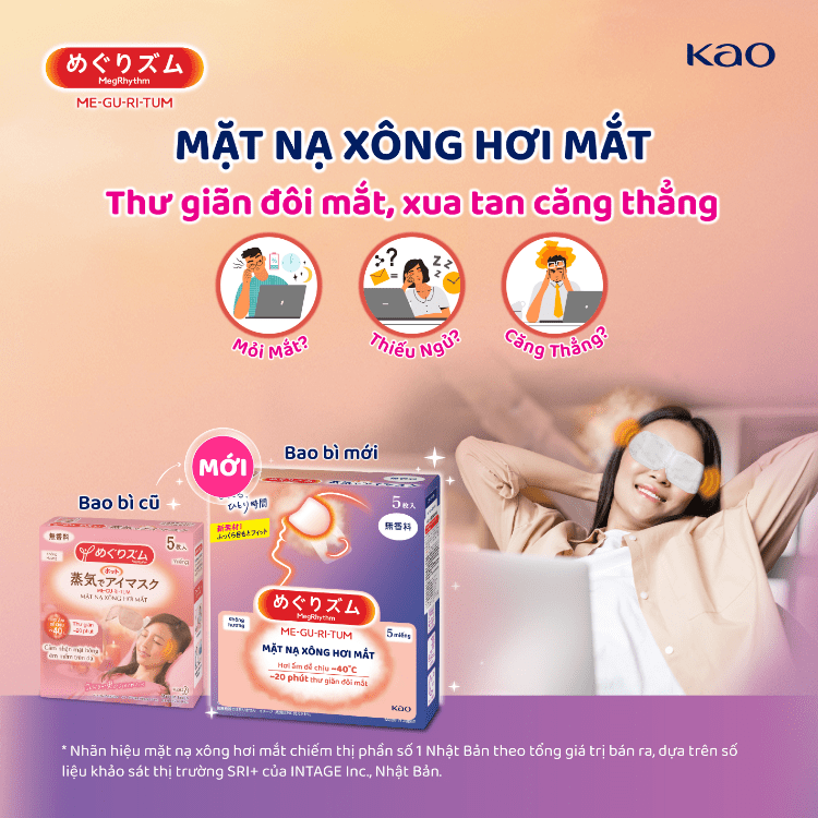 Kao ME-GU-RI-TUM MẶT NẠ XÔNG HƠI MẮT