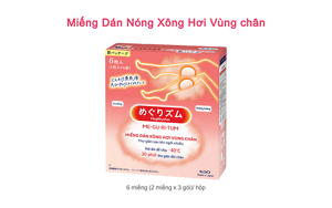 Miếng Dán Nóng Xông Hơi Vùng chân