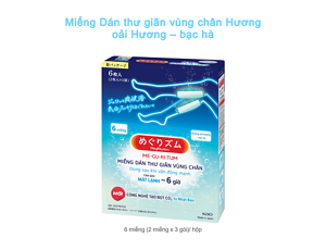 Miếng Dán thư giãn vùng chân Hương oải Hương – bạc hà