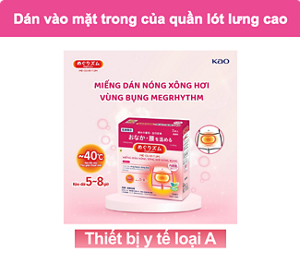 Dán vào mặt trong của quần lót lưng cao