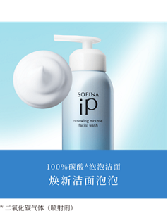 100%碳酸*泡泡洁面 焕新洁面泡泡 * 二氧化碳气体（喷射剂）