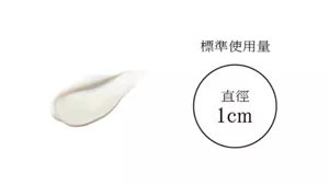 標準使用量 直徑 1cm