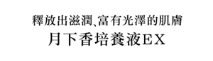 釋放出滋潤、富有光澤的肌膚 月下香培養液EX