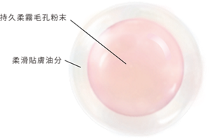 持久柔霧毛孔粉末　柔滑貼膚油分