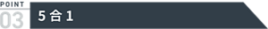 POINT3 5 合 1   