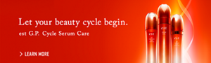 Let your beauty cycle begin. est G.P. Cycle Serum Care